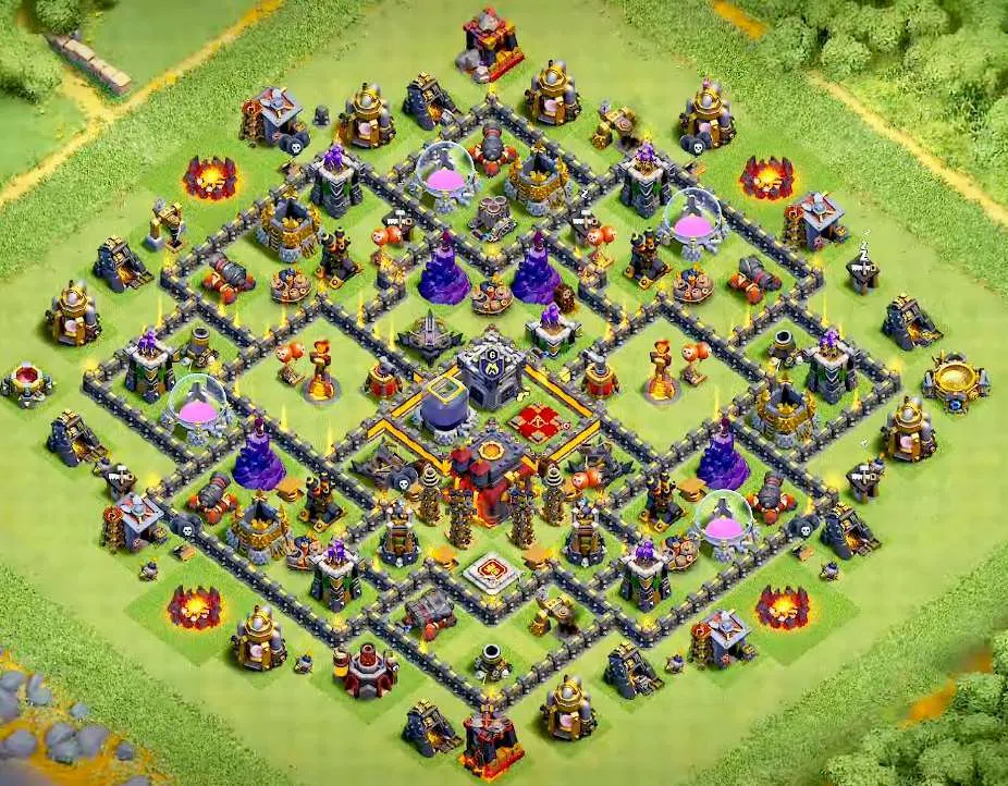 TH10 Anti everything base link NEW 2021 Image link for Clash of Cla...